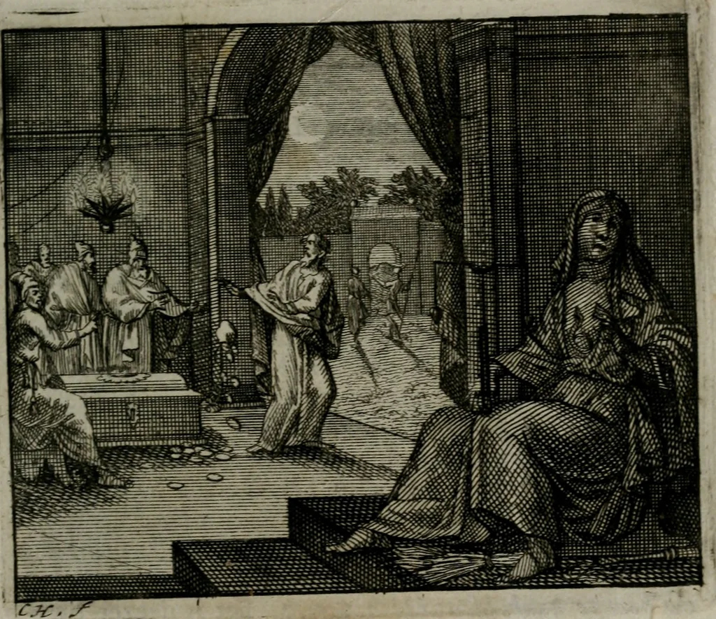 An illustration from Leerzame zinnebeelden : bestaande in christelyke bedenkingen door vergelykinge eeniger schepfelen ..., 1704, leaf 48