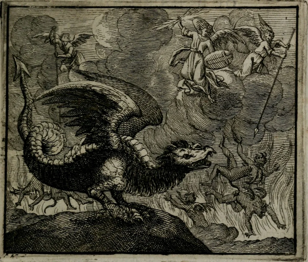 An illustration from Leerzame zinnebeelden : bestaande in christelyke bedenkingen door vergelykinge eeniger schepfelen ..., 1704, leaf 72