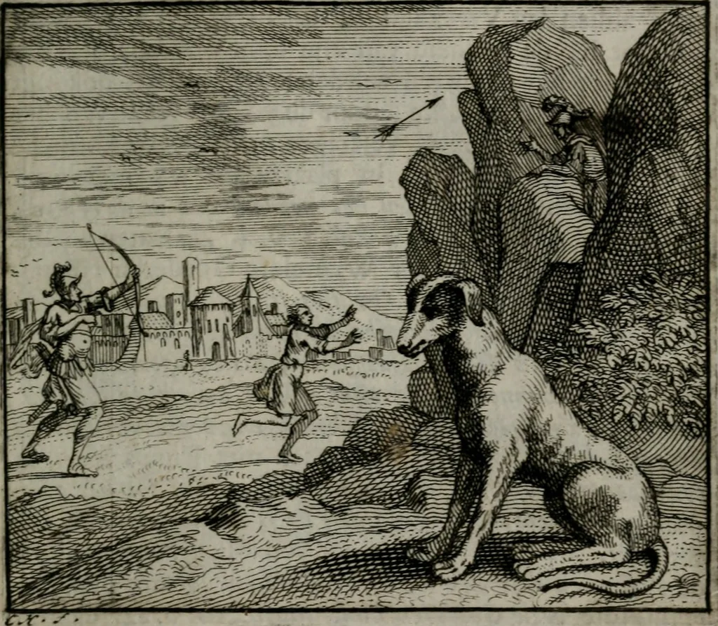 An illustration from Leerzame zinnebeelden : bestaande in christelyke bedenkingen door vergelykinge eeniger schepfelen ..., 1704, leaf 88