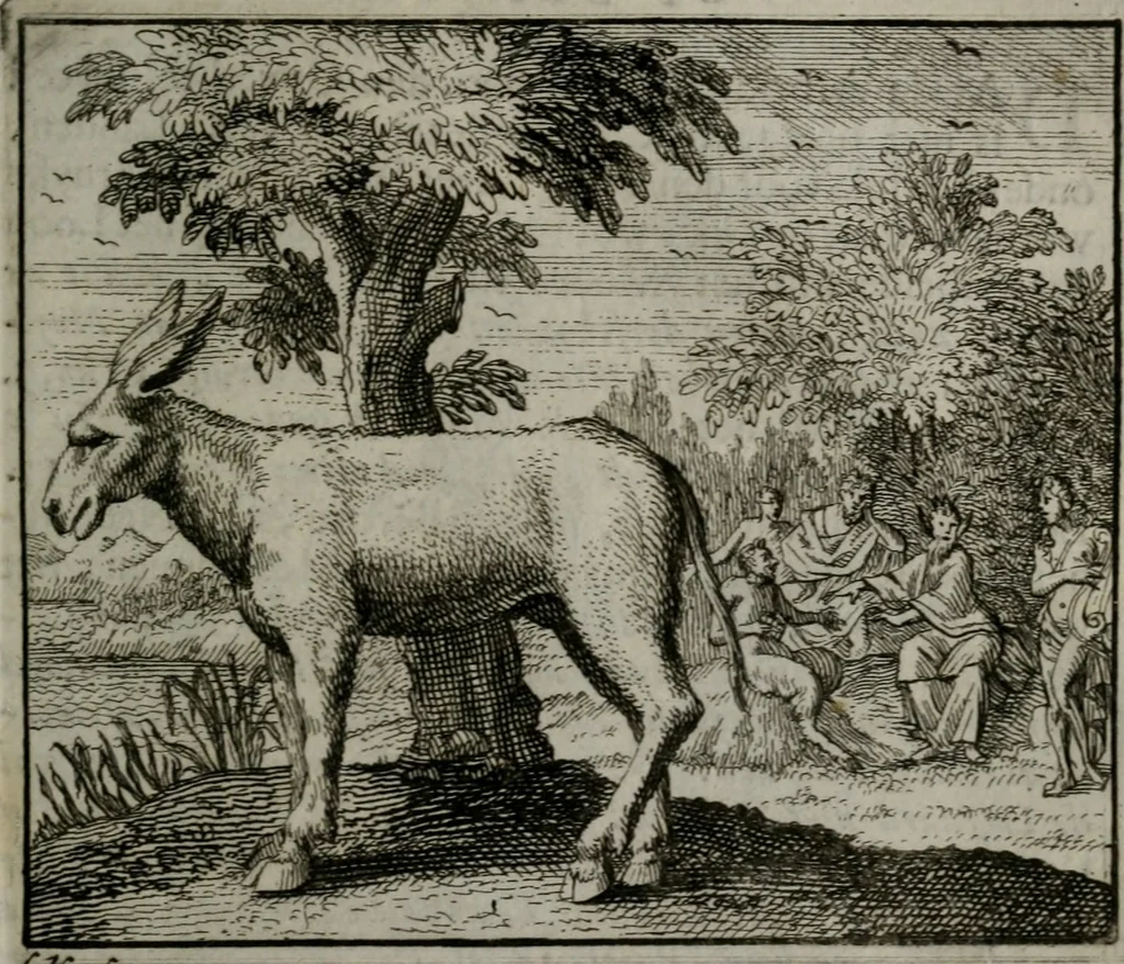 An illustration from Leerzame zinnebeelden : bestaande in christelyke bedenkingen door vergelykinge eeniger schepfelen ..., 1704, leaf 94