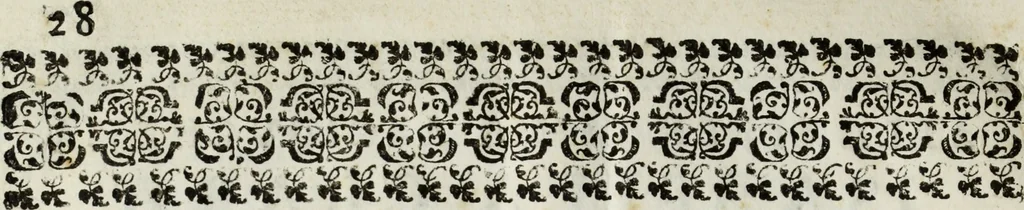 An illustration from Le essequie celebratesi nella chiesa delle MM. RR. Madri di S. Orsola di Mantoua : d'ordine della serenissima signora arciduchessa Isabella Clara d' Austria, duchessa di Mantoua, Monferrato, &c., per la morte dell' imperatrice augustissima Claudia Felice lei nipote, 1676, leaf 33