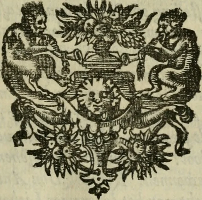 An illustration from Leeven en daden der doorluchtighste zee-helden en ontdeckers van landen deser eeuwen : beginnende met Christoffel Colombus, vinder van de nieuwe wereldt, en eyndigende met den roemruchtigen admirael M.A. de Ruyter, Ridd. &c. : vertoonende veel vreemde voorvallen, dappere verrichtingen, stoutmoedige bestieringen, en swaere zee-slagen, &c. : naeukeurigh, uyt veele geloofwaerdige schriften, en authentijcke stucken, by een gebracht, en beschreven, 1676, leaf 340