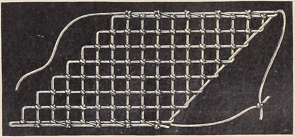 An illustration from Le filet-Richelieu, 1800, leaf 10