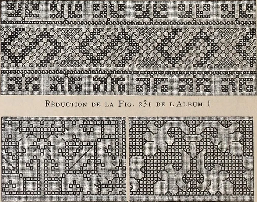 An illustration from Le filet-Richelieu, 1800, leaf 19