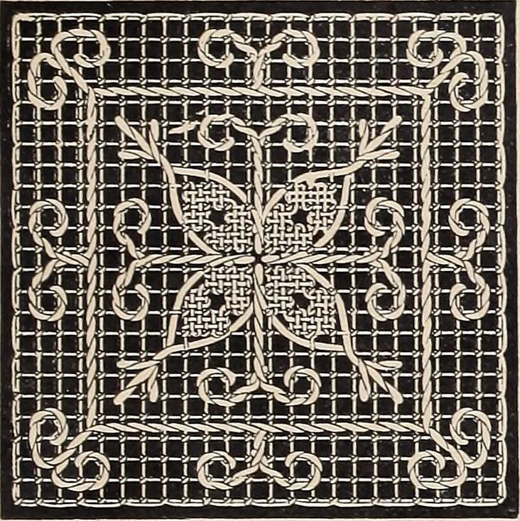 An illustration from Le filet-Richelieu, 1800, leaf 24