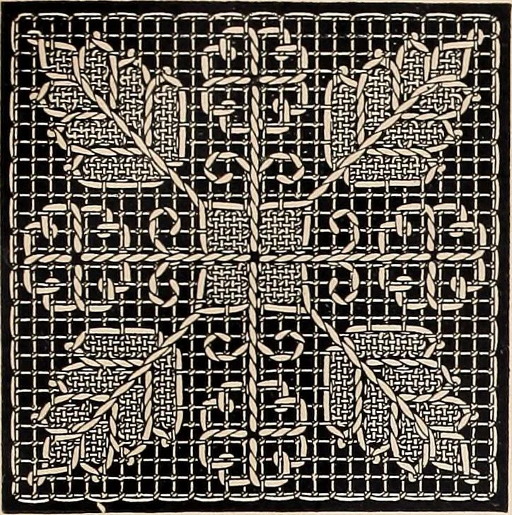 An illustration from Le filet-Richelieu, 1800, leaf 28