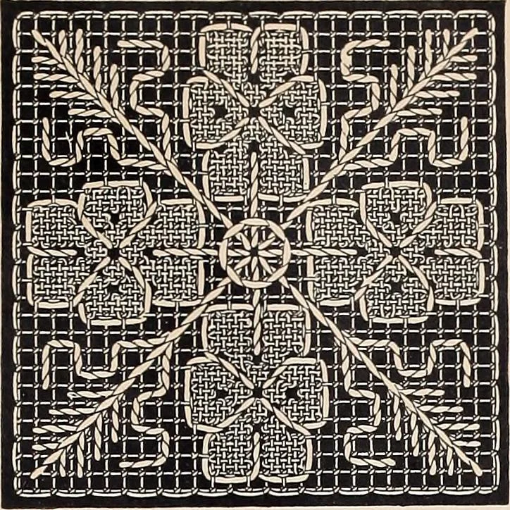 An illustration from Le filet-Richelieu, 1800, leaf 28