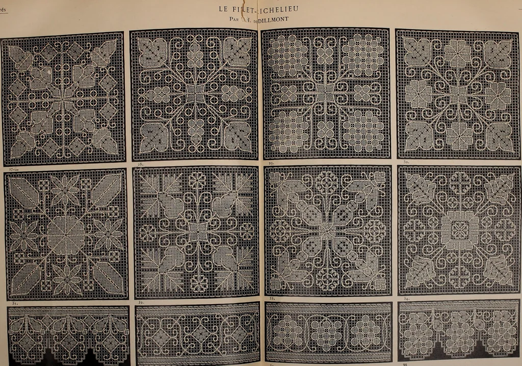 An illustration from Le filet-Richelieu, 1800, leaf 34