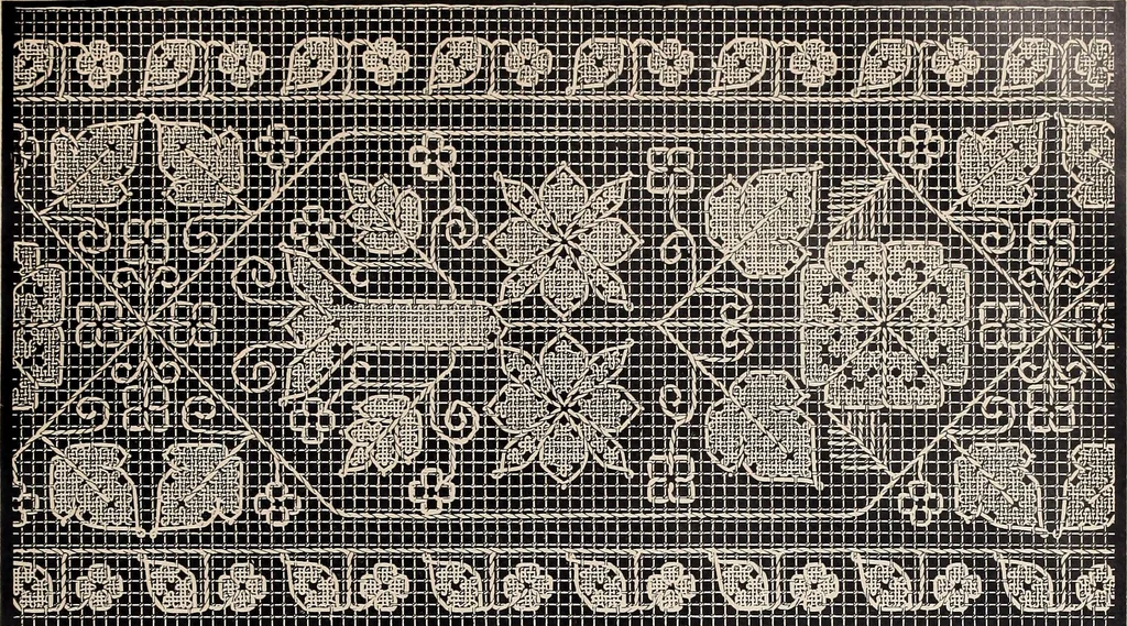 An illustration from Le filet-Richelieu, 1800, leaf 64