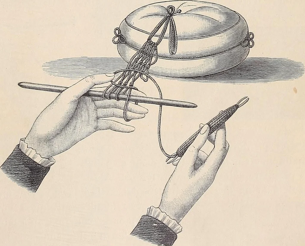 An illustration from Le filet-Richelieu, 1800, leaf 8