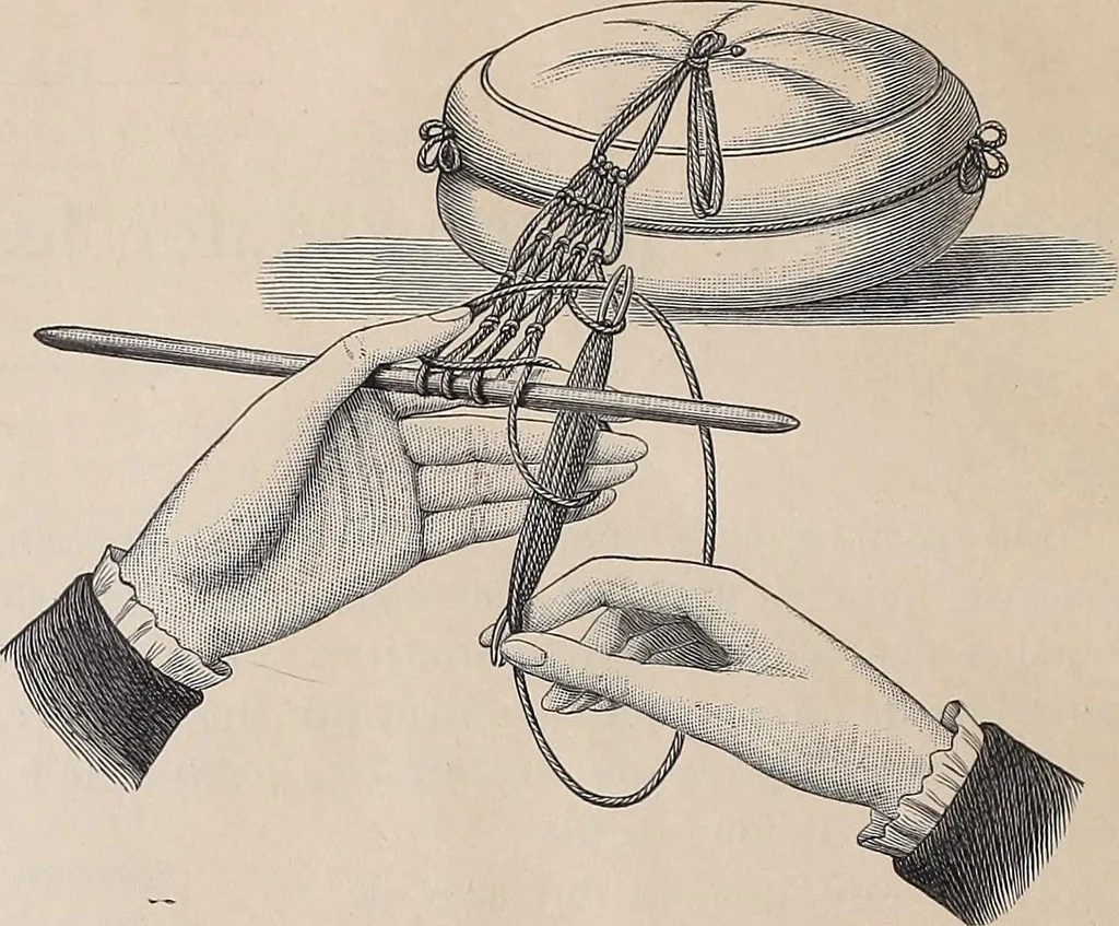 An illustration from Le filet-Richelieu, 1800, leaf 9