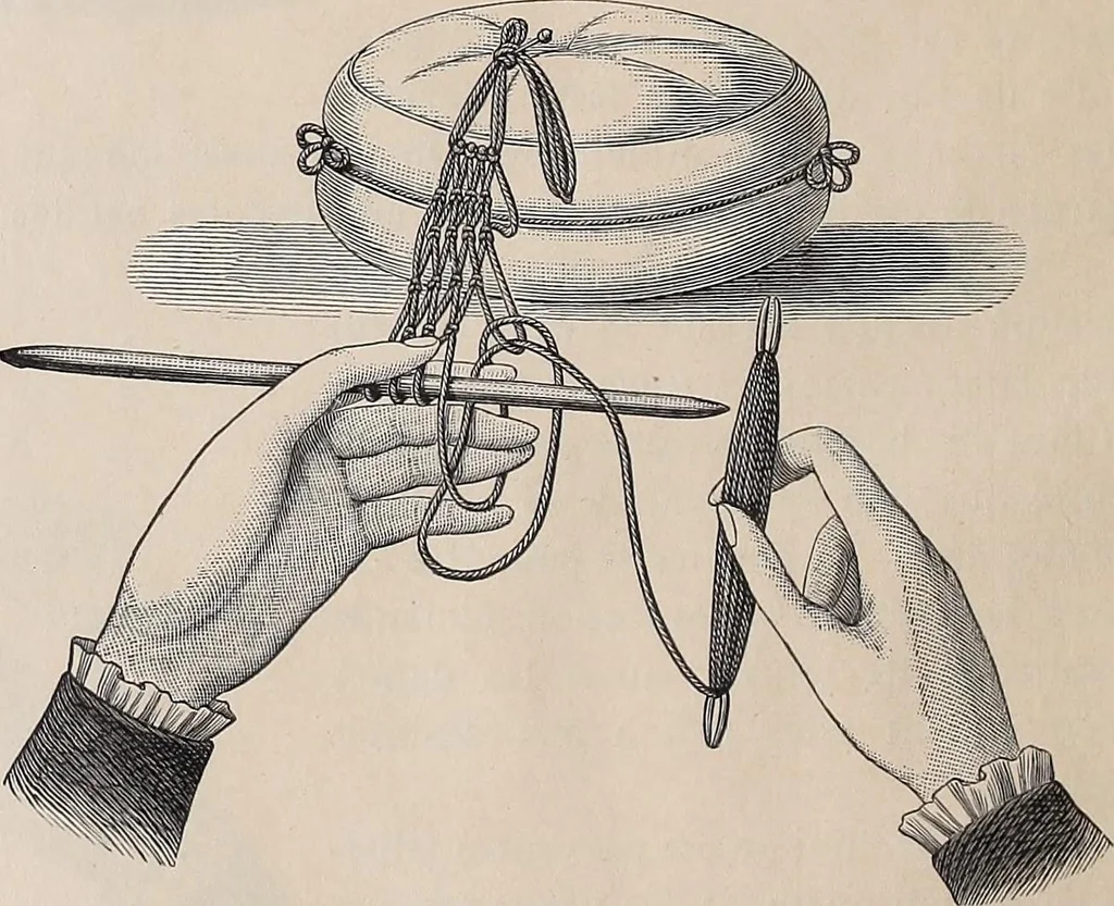 An illustration from Le filet-Richelieu, 1800, leaf 9