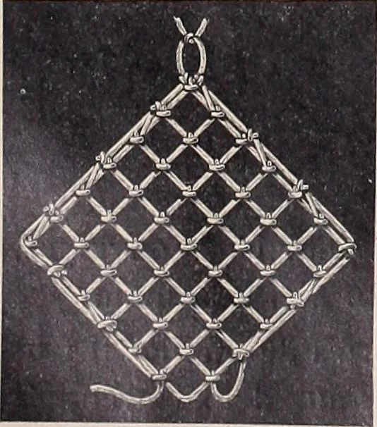 An illustration from Le filet-Richelieu, 1800, leaf 9