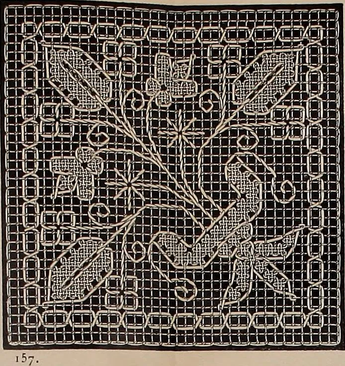 An illustration from Le filet-Richelieu, 1800, leaf 92