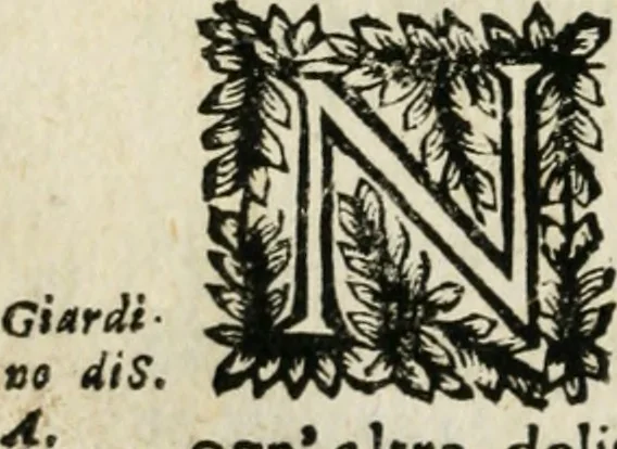 An illustration from Le finezze de pennelli italiani, ammirate, e studiate da Girupeno sotto la scorta, e disciplina del genio di Raffaello d'Vrbino : con vna curiosa, ed'attentissima osseruatione di tutto ciò, che facilmente possa riuscire d'vtile, e di diletto à chi desidera rendersi perfetto nella teorica, e prattica della nobil'arte della pittura, 1674, leaf 203