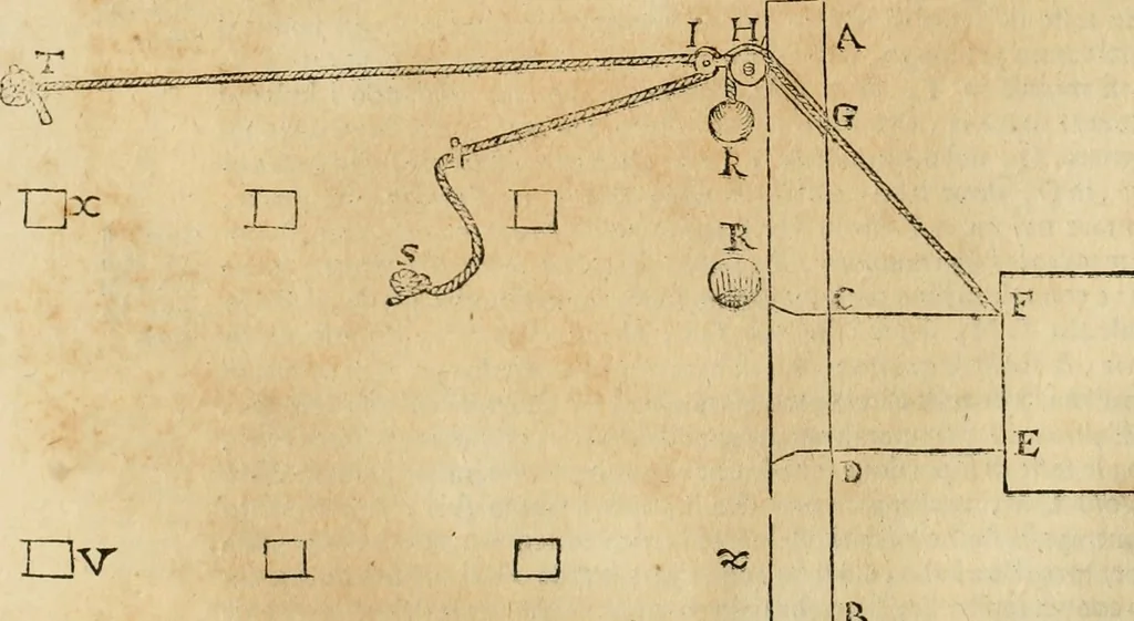 An illustration from Le fortificationi di Buonaiuto Lorini, nobile fiorentino ... : con l'aggiunta del sesto libro doue si mostra, con la scienza e con la pratica, l'ordine di fortificare le città & altri luoghi, con tutti gli auuertimenti, che più possono apportar benficio per la sicurtà delle fortezze .., 1609, leaf 145
