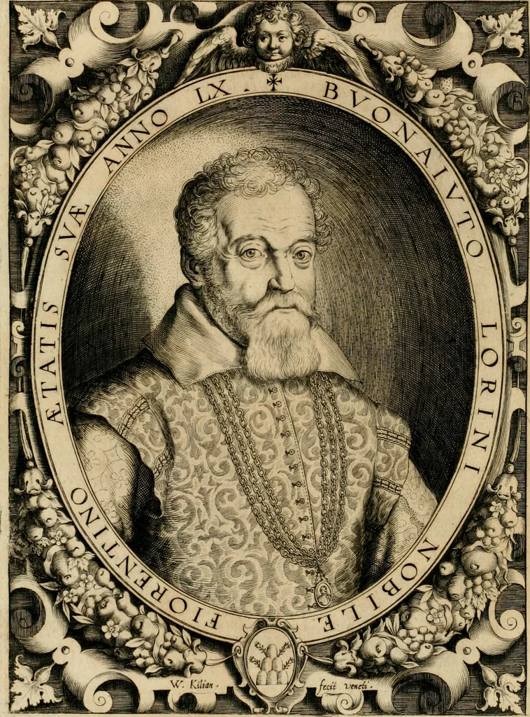 An illustration from Le fortificationi di Buonaiuto Lorini, nobile fiorentino ... : con l'aggiunta del sesto libro doue si mostra, con la scienza e con la pratica, l'ordine di fortificare le città & altri luoghi, con tutti gli auuertimenti, che più possono apportar benficio per la sicurtà delle fortezze .., 1609, leaf 15
