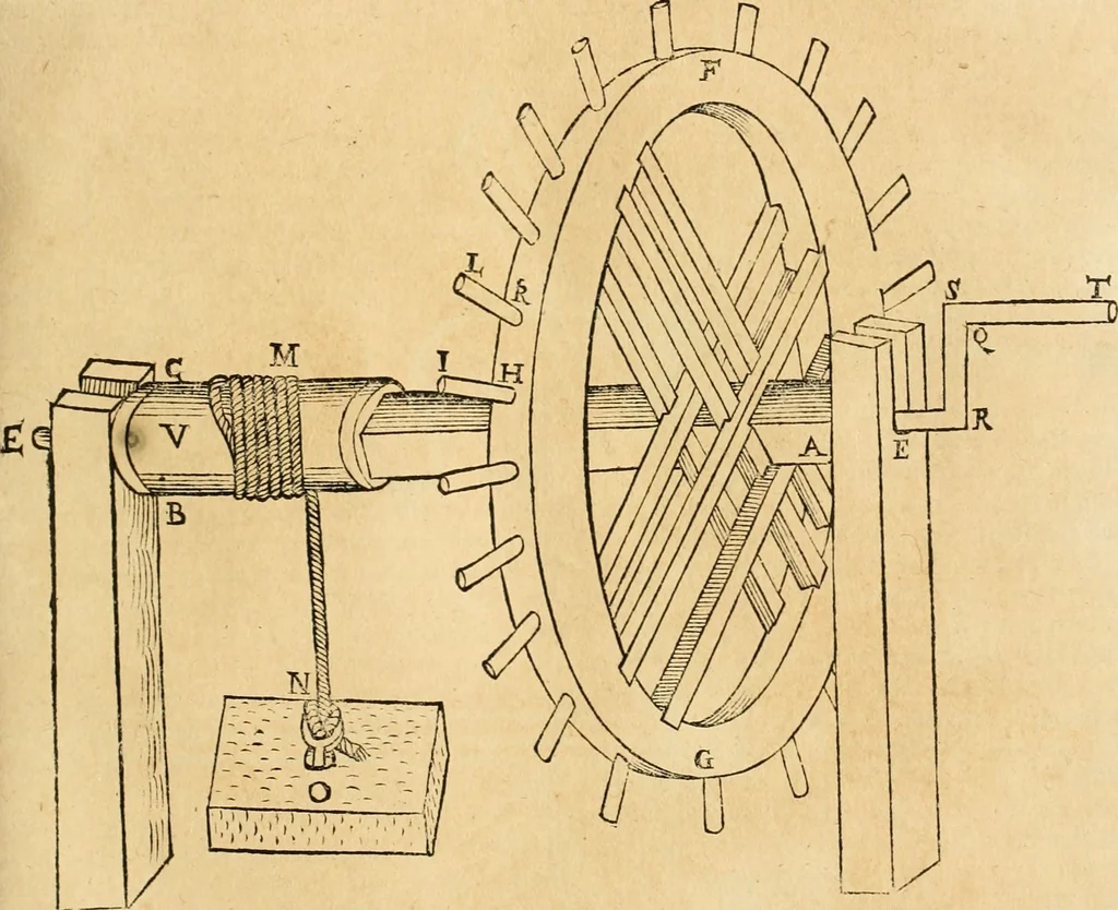 An illustration from Le fortificationi di Buonaiuto Lorini, nobile fiorentino ... : con l'aggiunta del sesto libro doue si mostra, con la scienza e con la pratica, l'ordine di fortificare le città & altri luoghi, con tutti gli auuertimenti, che più possono apportar benficio per la sicurtà delle fortezze .., 1609, leaf 218