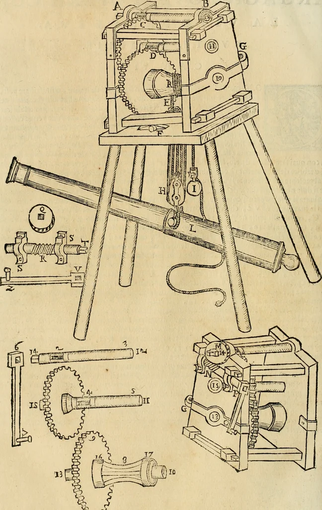 An illustration from Le fortificationi di Buonaiuto Lorini, nobile fiorentino ... : con l'aggiunta del sesto libro doue si mostra, con la scienza e con la pratica, l'ordine di fortificare le città & altri luoghi, con tutti gli auuertimenti, che più possono apportar benficio per la sicurtà delle fortezze .., 1609, leaf 227