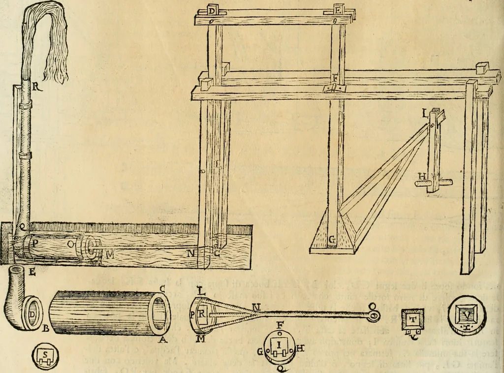 An illustration from Le fortificationi di Buonaiuto Lorini, nobile fiorentino ... : con l'aggiunta del sesto libro doue si mostra, con la scienza e con la pratica, l'ordine di fortificare le città & altri luoghi, con tutti gli auuertimenti, che più possono apportar benficio per la sicurtà delle fortezze .., 1609, leaf 239