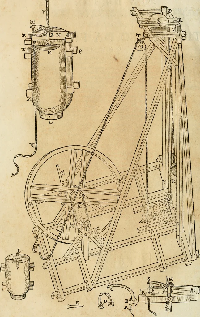An illustration from Le fortificationi di Buonaiuto Lorini, nobile fiorentino ... : con l'aggiunta del sesto libro doue si mostra, con la scienza e con la pratica, l'ordine di fortificare le città & altri luoghi, con tutti gli auuertimenti, che più possono apportar benficio per la sicurtà delle fortezze .., 1609, leaf 245