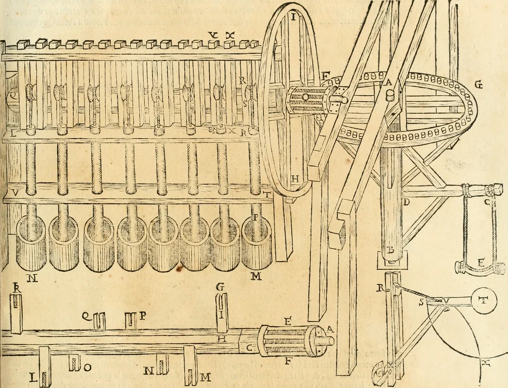 An illustration from Le fortificationi di Buonaiuto Lorini, nobile fiorentino ... : con l'aggiunta del sesto libro doue si mostra, con la scienza e con la pratica, l'ordine di fortificare le città & altri luoghi, con tutti gli auuertimenti, che più possono apportar benficio per la sicurtà delle fortezze .., 1609, leaf 248