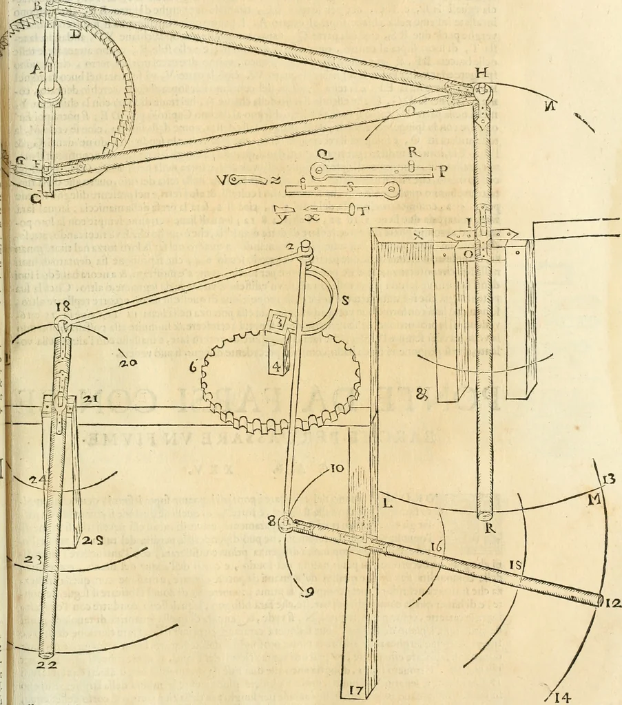 An illustration from Le fortificationi di Buonaiuto Lorini, nobile fiorentino ... : con l'aggiunta del sesto libro doue si mostra, con la scienza e con la pratica, l'ordine di fortificare le città & altri luoghi, con tutti gli auuertimenti, che più possono apportar benficio per la sicurtà delle fortezze .., 1609, leaf 252