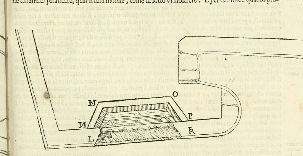 An illustration from Le fortificationi di Buonaiuto Lorini, nobile fiorentino ... : con l'aggiunta del sesto libro doue si mostra, con la scienza e con la pratica, l'ordine di fortificare le città & altri luoghi, con tutti gli auuertimenti, che più possono apportar benficio per la sicurtà delle fortezze .., 1609, leaf 280