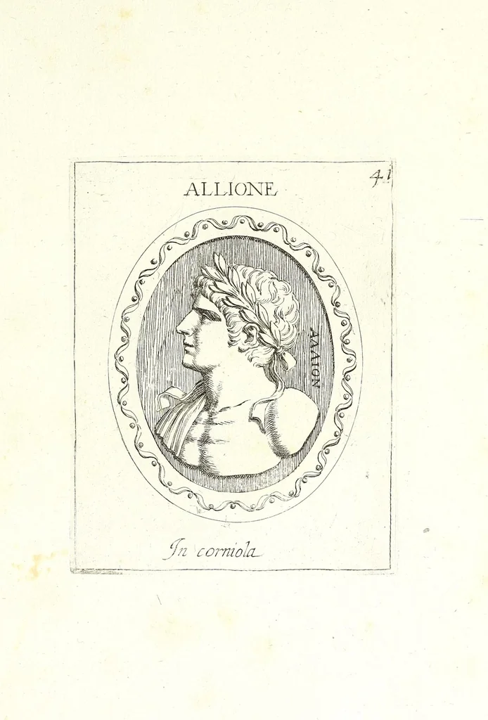 An illustration from Le gemme antiche figurate, 1686, leaf 139