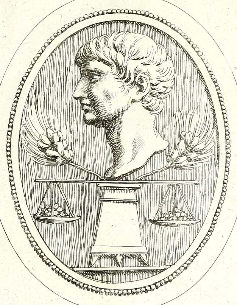 An illustration from Le gemme antiche figurate, 1686, leaf 237