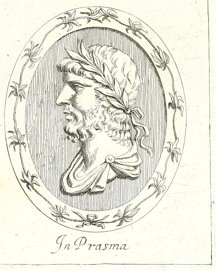 An illustration from Le gemme antiche figurate, 1686, leaf 243