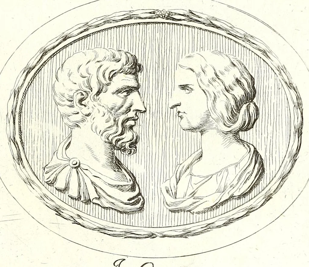 An illustration from Le gemme antiche figurate, 1686, leaf 245