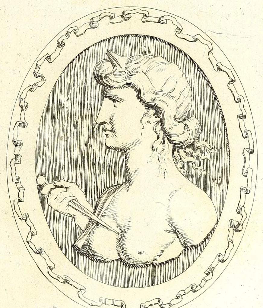 An illustration from Le gemme antiche figurate, 1686, leaf 261