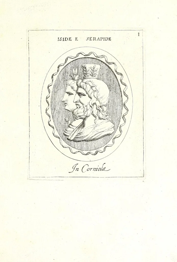 An illustration from Le gemme antiche figurate, 1686, leaf 61
