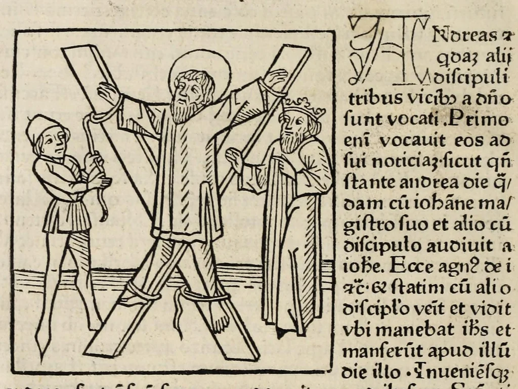 An illustration from Legenda aurea sanctorum, sive, Lombardica historia, leaf 10