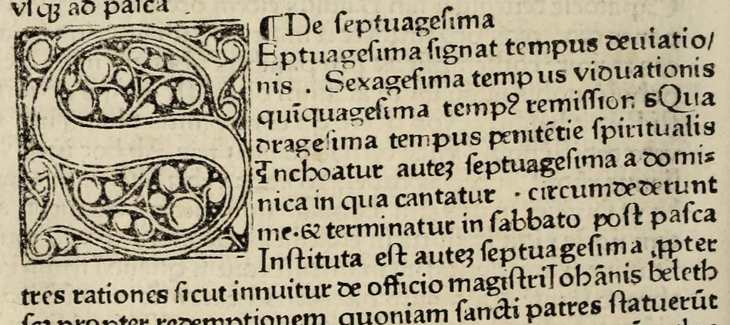 An illustration from Legenda aurea sanctorum, sive, Lombardica historia, leaf 124