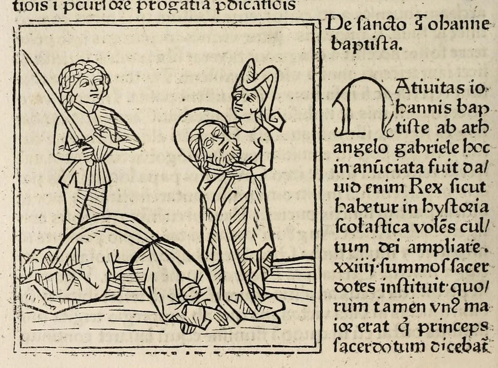 An illustration from Legenda aurea sanctorum, sive, Lombardica historia, leaf 302