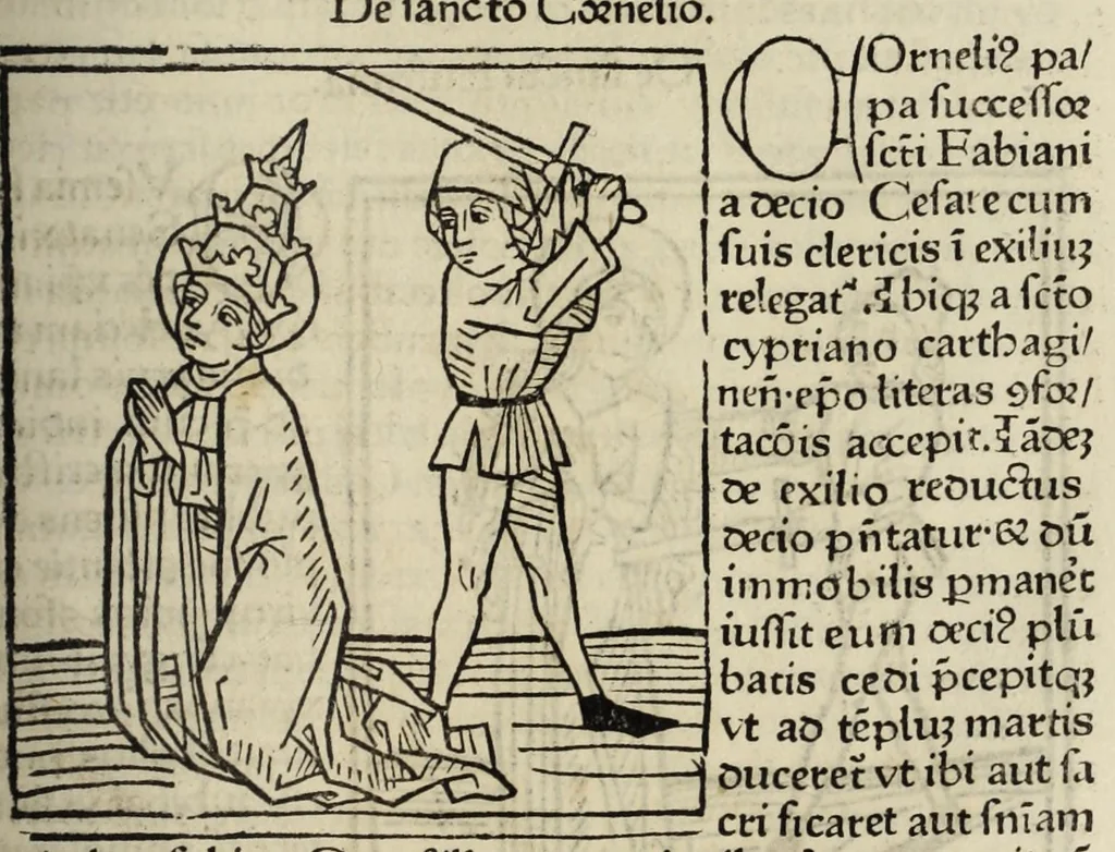 An illustration from Legenda aurea sanctorum, sive, Lombardica historia, leaf 543