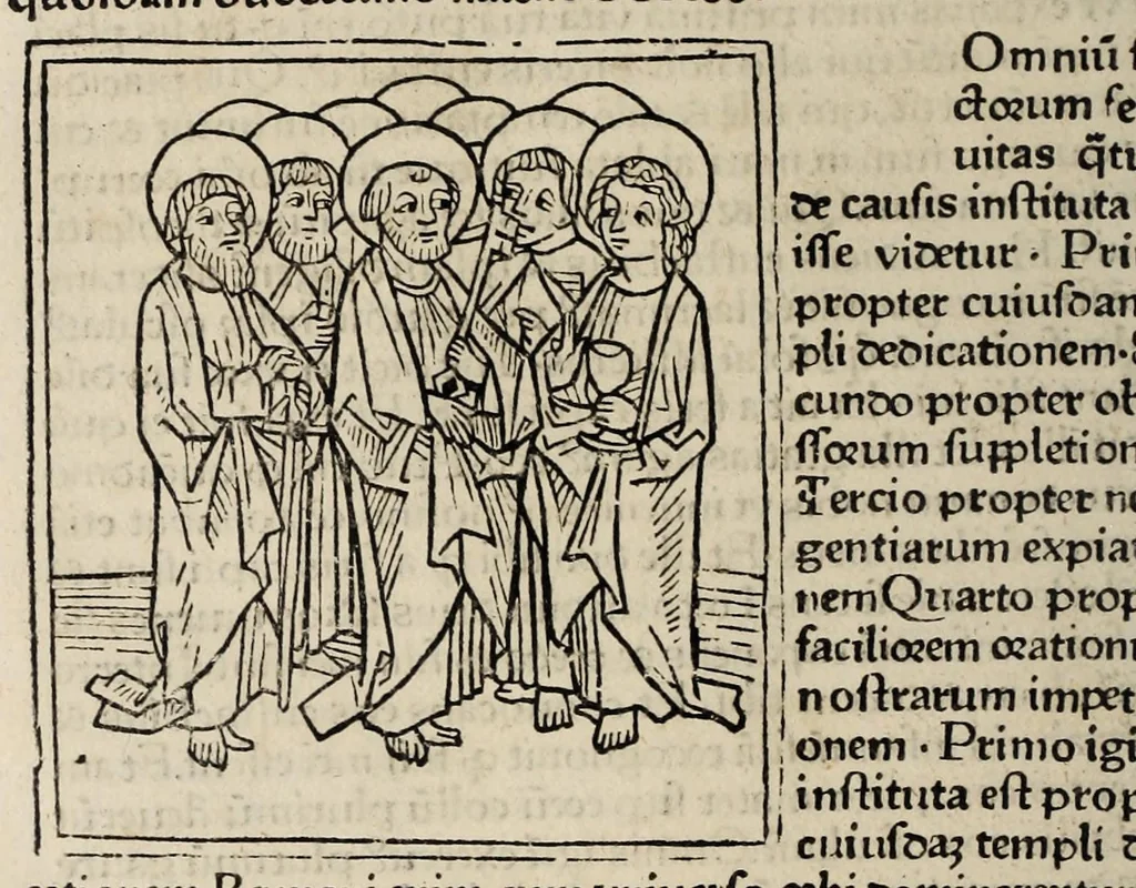 An illustration from Legenda aurea sanctorum, sive, Lombardica historia, leaf 638