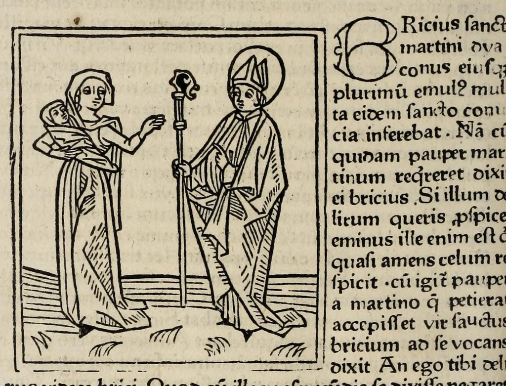An illustration from Legenda aurea sanctorum, sive, Lombardica historia, leaf 668