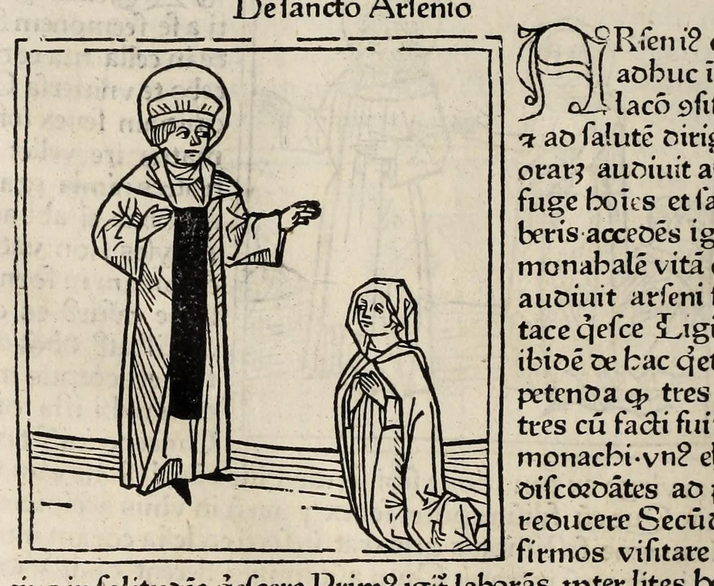 An illustration from Legenda aurea sanctorum, sive, Lombardica historia, leaf 720