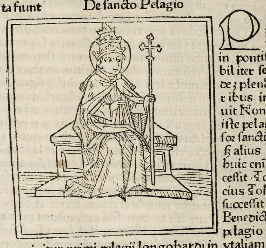 An illustration from Legenda aurea sanctorum, sive, Lombardica historia, leaf 736