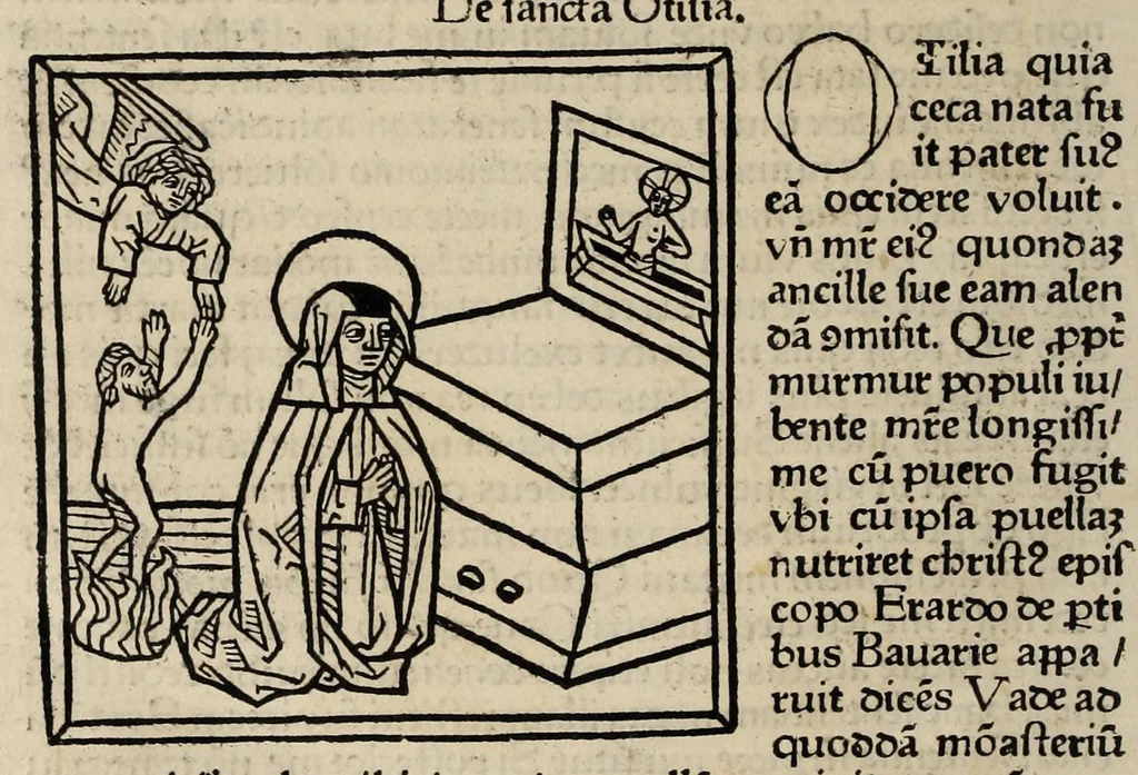 An illustration from Legenda aurea sanctorum, sive, Lombardica historia, leaf 788