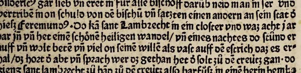 An illustration from Legenda aurea sanctorum, sive Lombardica historia [German] Leben der Heiligen: Winterteil und Sommerteil, leaf 481