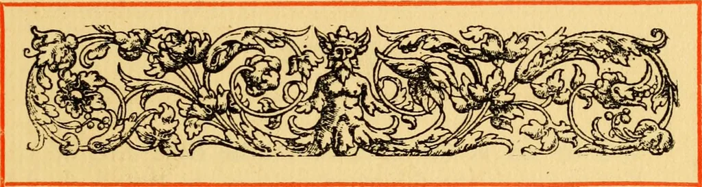 An illustration from The legendary history of the cross : a series of sixty-four woodcuts from a Dutch book published by Veldener, A.D. 1483 ; with an introduction written and illustrated by John Ashton ; preface by S. Baring Gould, 1887, leaf 8