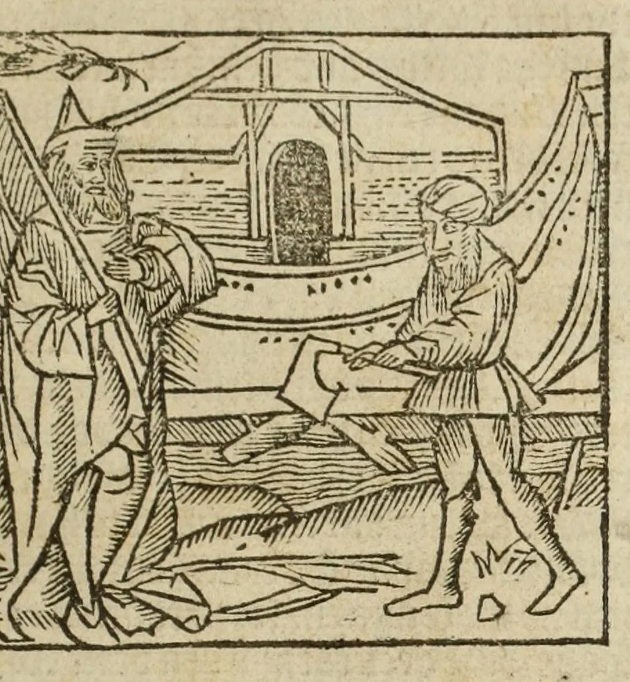 An illustration from The legende, named in Latyn Legenda aurea that is to say in Englysshe The golden legende, 1527, leaf 23