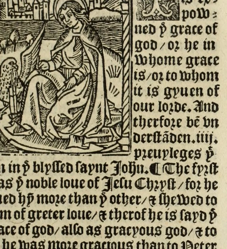 An illustration from The legende, named in Latyn Legenda aurea that is to say in Englysshe The golden legende, 1527, leaf 231