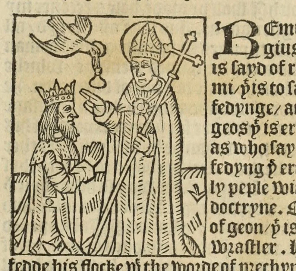 An illustration from The legende, named in Latyn Legenda aurea that is to say in Englysshe The golden legende, 1527, leaf 253