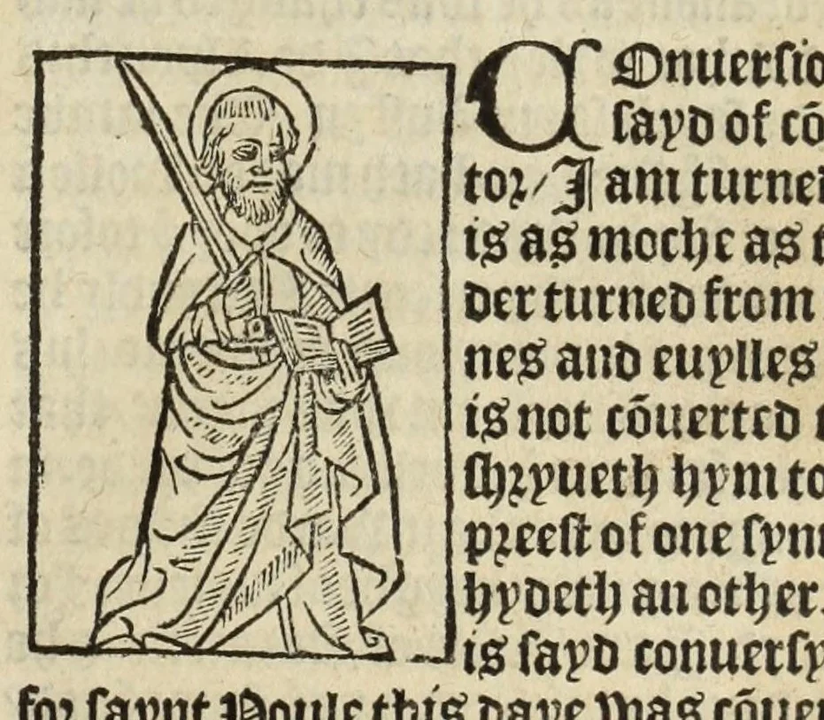 An illustration from The legende, named in Latyn Legenda aurea that is to say in Englysshe The golden legende, 1527, leaf 285