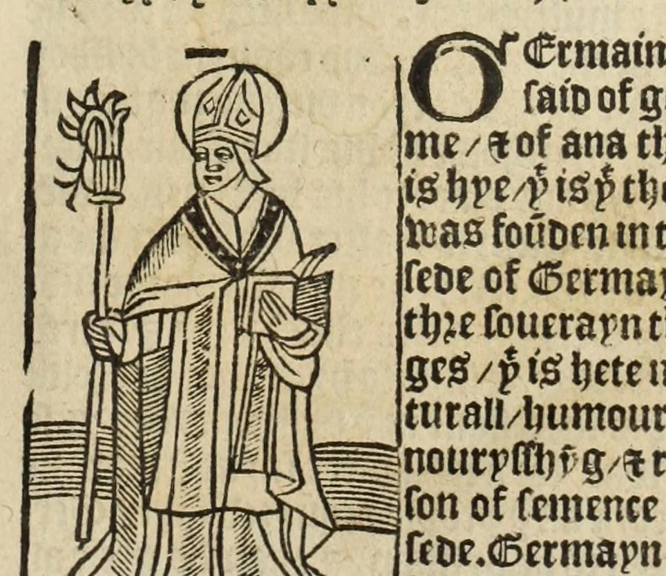An illustration from The legende, named in Latyn Legenda aurea that is to say in Englysshe The golden legende, 1527, leaf 377